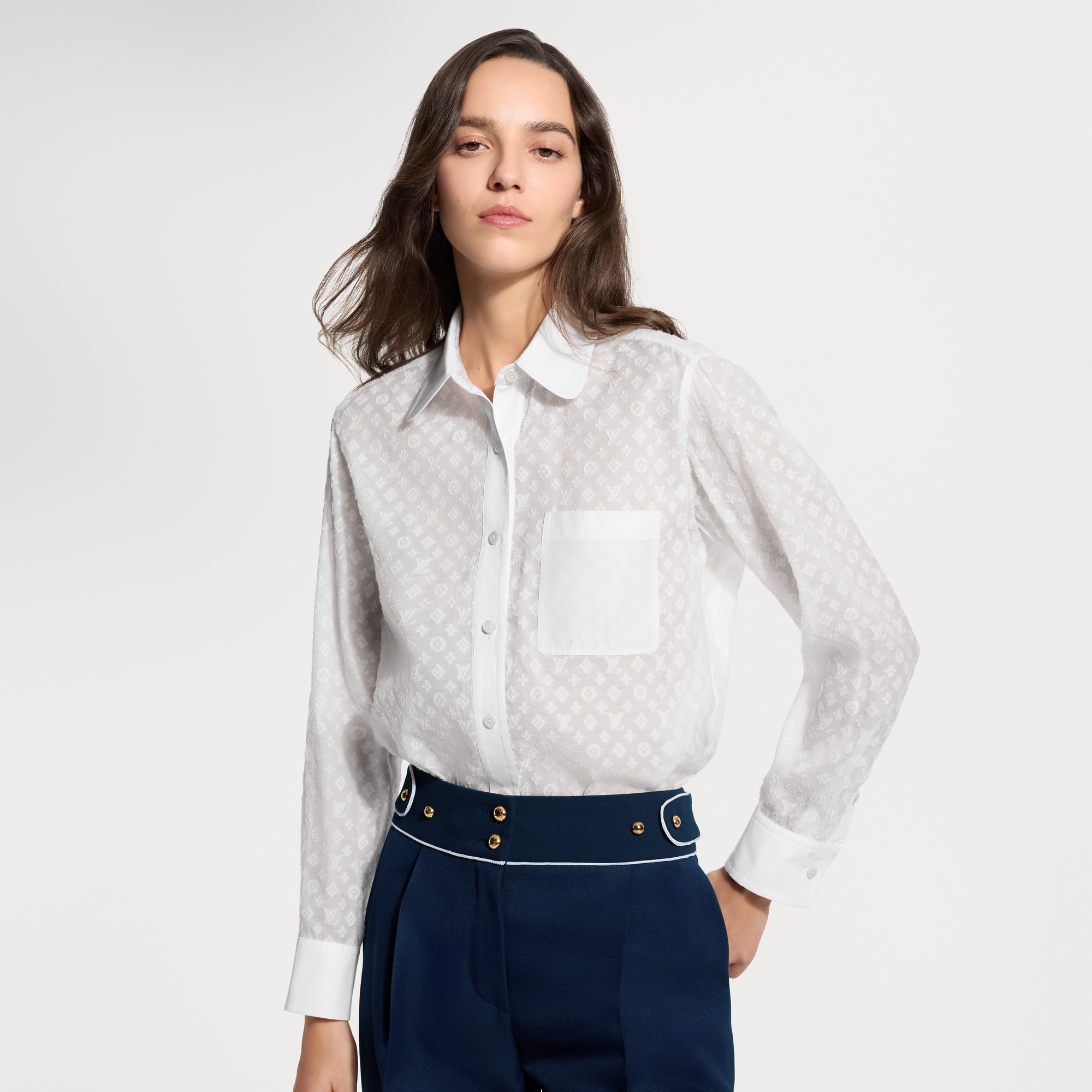 Monogram Fil Coupé Shirt - Ready-to-Wear | LOUIS VUITTON